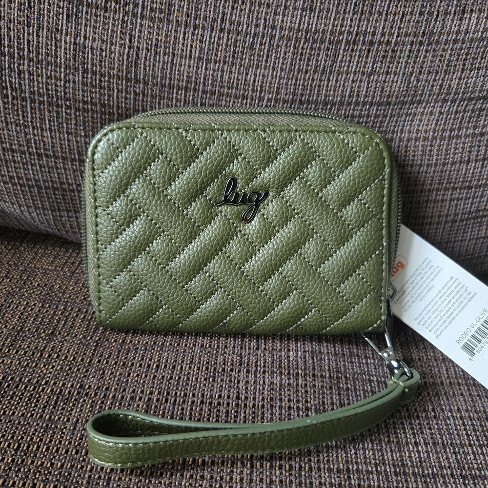 NWT Lug Rodeo VL Wallet in Olive Green